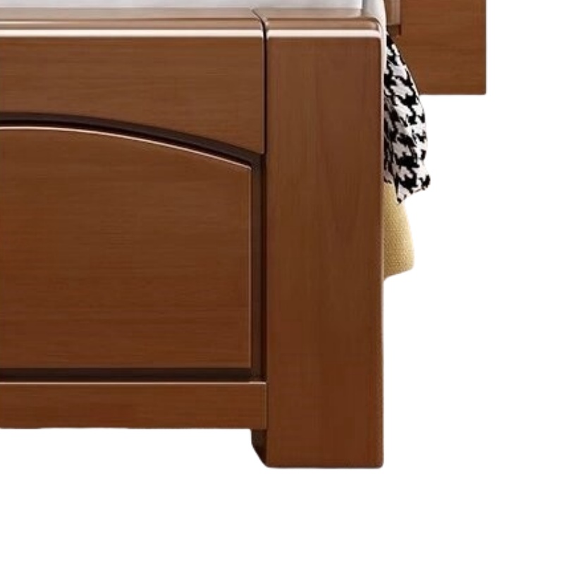 豫龙都单人床+床头柜1.2m套高清大图