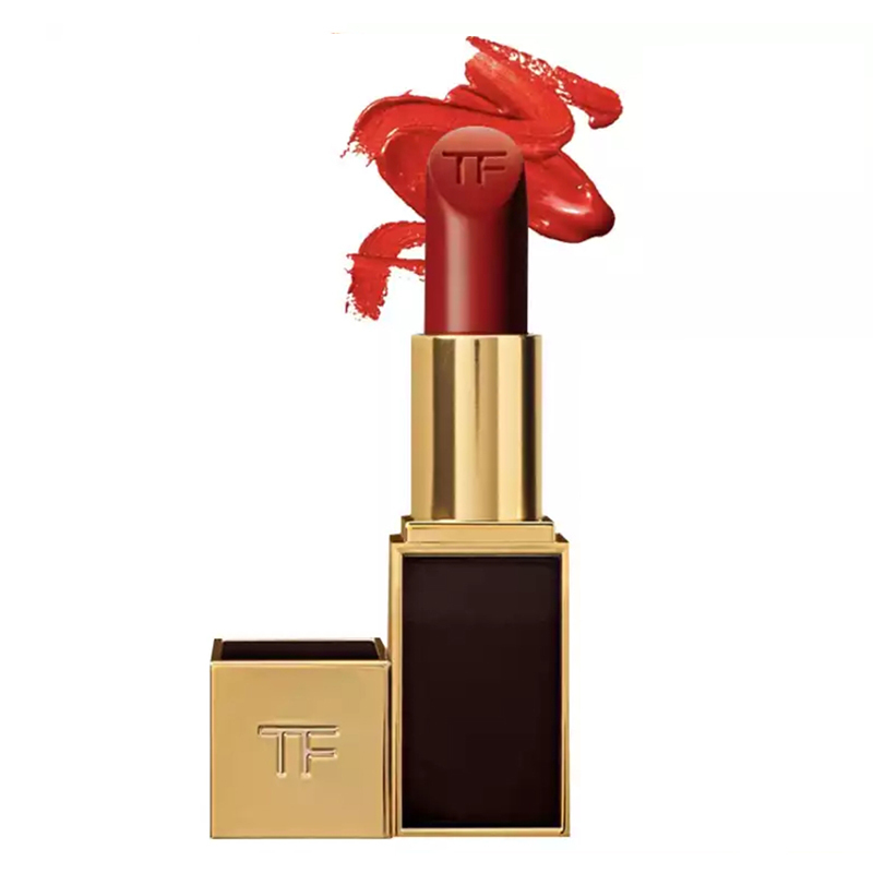 汤姆福特(TOM FORD)烈焰幻魅唇膏3g 16#SCARLET ROUGE 斯嘉丽红 TF黑管口红显色