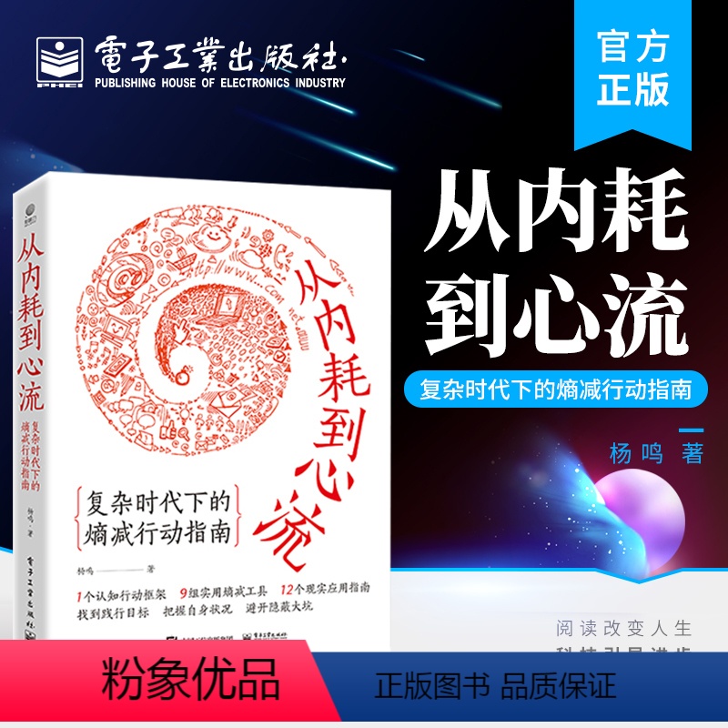 [正版] 从内耗到心流:复杂时代下的熵减行动指南 开启一场从思维到行动的自我改变之旅 个人成长书籍 底层思维逻辑提升自
