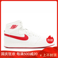 Air Jordan1 KO High OG Timeless Canvas乔1AJ1白红638471-102高帮篮球鞋