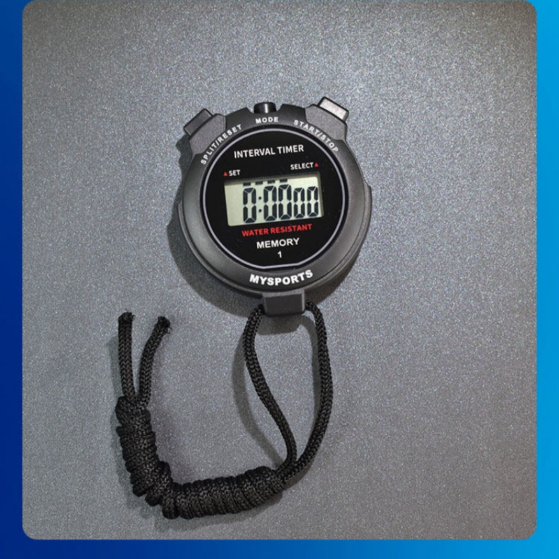 秒表计时器比赛专用体育跑步田径运动 学生跑步比赛训练运动秒表黑色高清大图