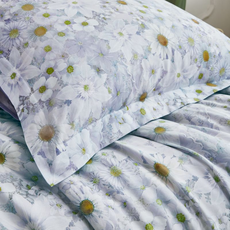 梦洁家纺 纯棉印花四件套:小雏菊高清大图