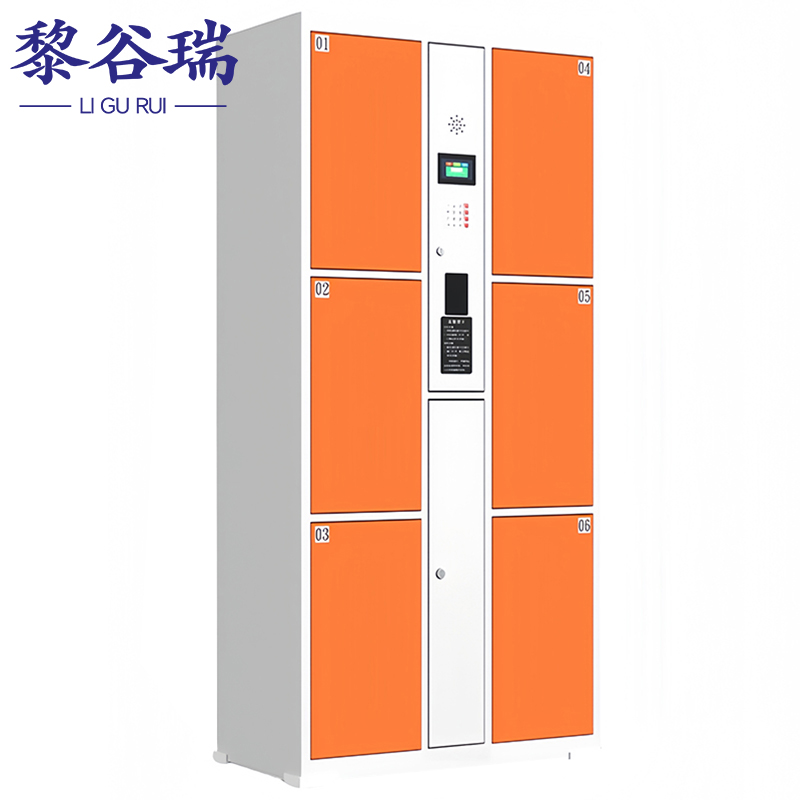 黎谷瑞智能寄存柜 寄存柜6门刷卡台