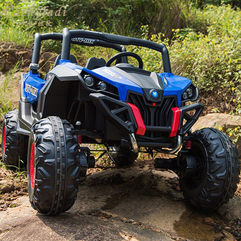 儿童电动车越野车四轮遥控四驱汽车超大小孩玩具车童车可坐大人迪潇