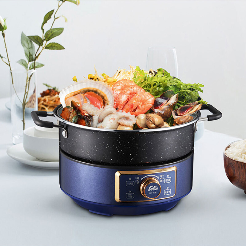 solis索利斯智能升降多用锅shg50s蓝色s