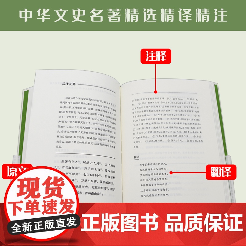 王维集 中华文史名著精选精译精注丛书 32开精装 盛唐山水田园诗派代表人物 导读注释全译 凤凰出版社店 正版高清大图