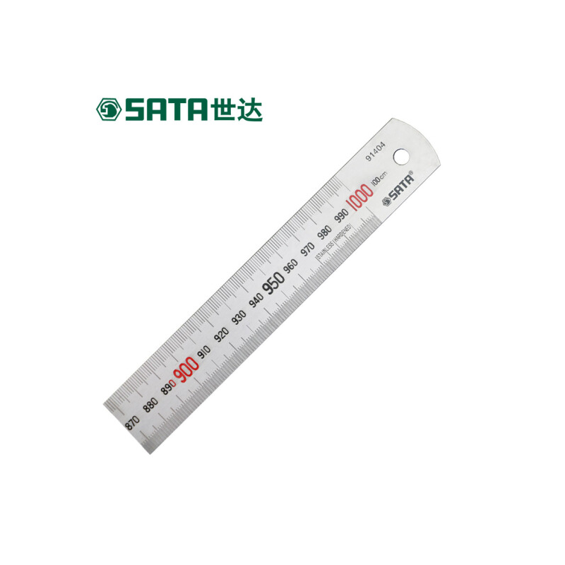 世达 钢直尺 91404 1000MM高清大图