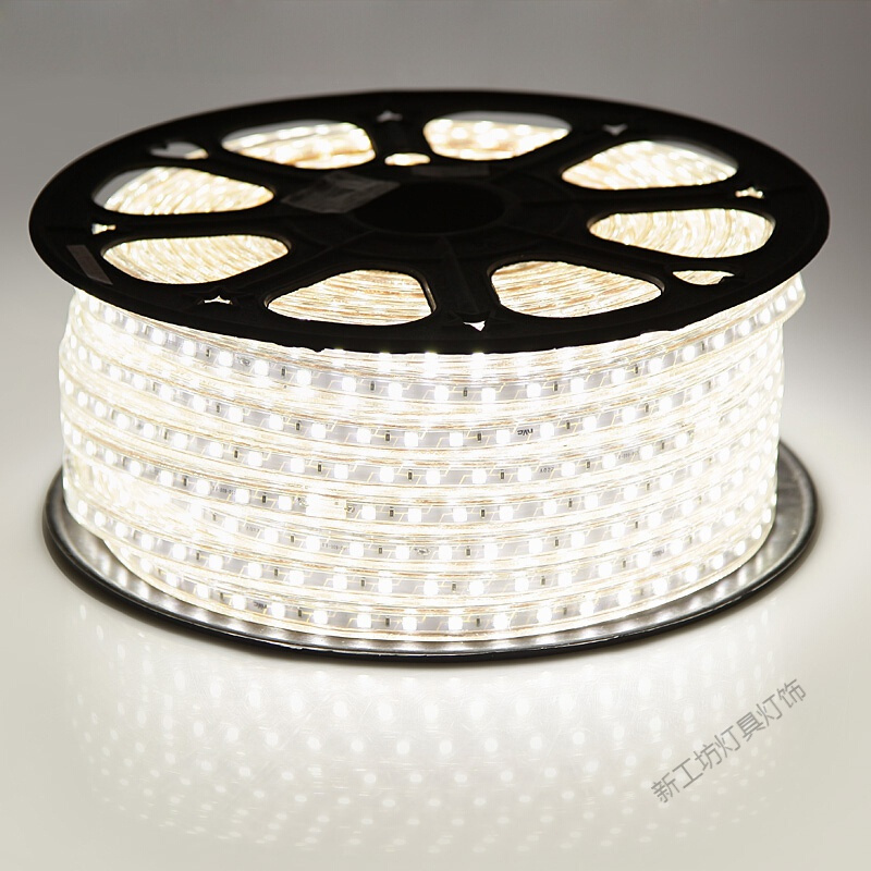 苏宁放心购 客厅灯带5730led灯带贴片LED灯条220V软光带5730双排灯带单色变色彩色灯带