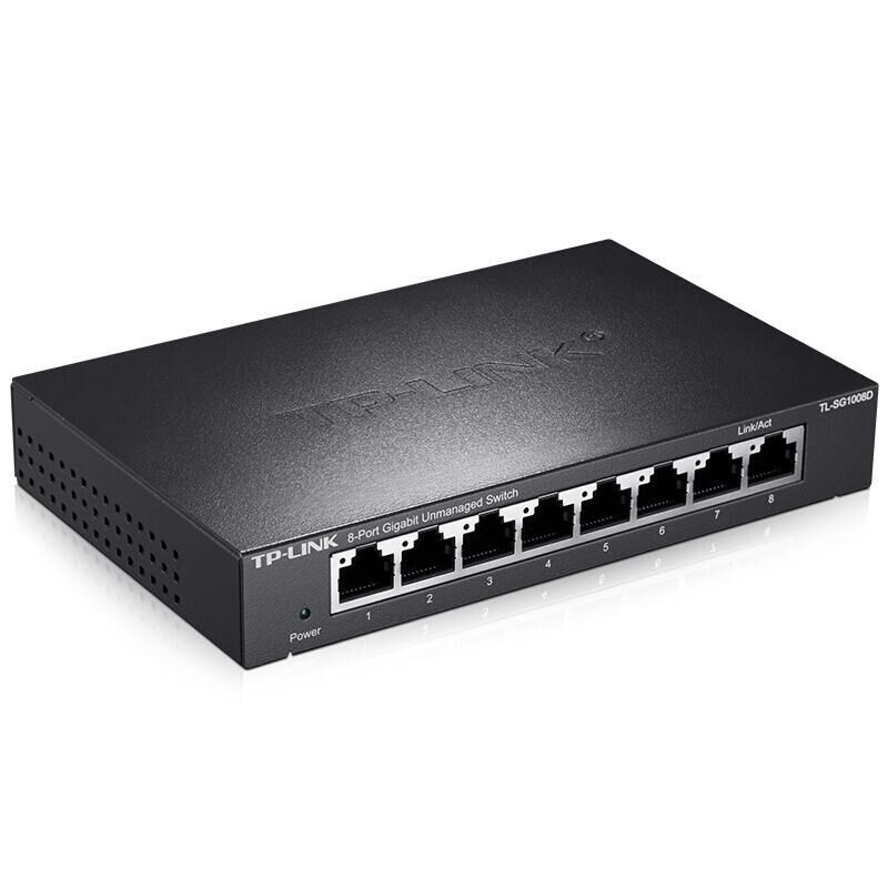TP-LINK/8口千兆 交换机 TL-SG1008D (个)