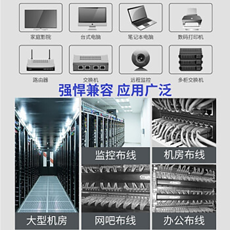 海康威视监控网线超五类DS-1LN5EO-UU/E