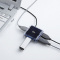 山业(SANWA SUPPLY) 袖珍型USB 黑色 集线器 USB-HUB239BK(单位:个)