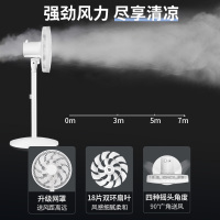 先锋电风扇家用落地扇立式家用台式强力宿舍摇头大风量电扇DLD-D17