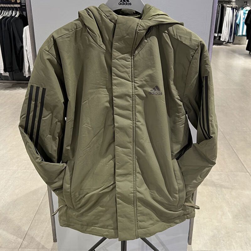 adidas/阿迪达斯男装 新款运动休闲简约百搭连帽棉服 IV9230 C IV9230 M