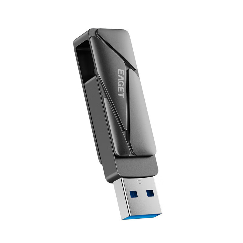忆捷(EAGET)HS66极速固态U盘 USB3.2 Type-C双接口 读速500MB/S手机固态优盘 256GB高清大图