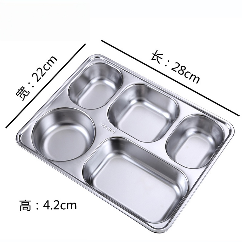 桃锦堂餐盘不锈钢个高清大图