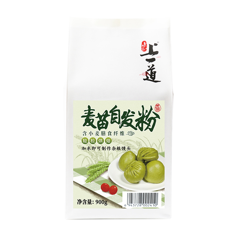 上一道自发粉 麦苗自发粉 烘焙原料包子馒头花卷面粉900g