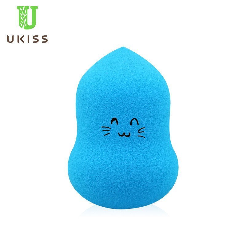 [第二件0元]UKISS/悠珂思葫芦海绵化妆海绵美容化妆工具美妆蛋干湿两用粉扑 浅蓝色