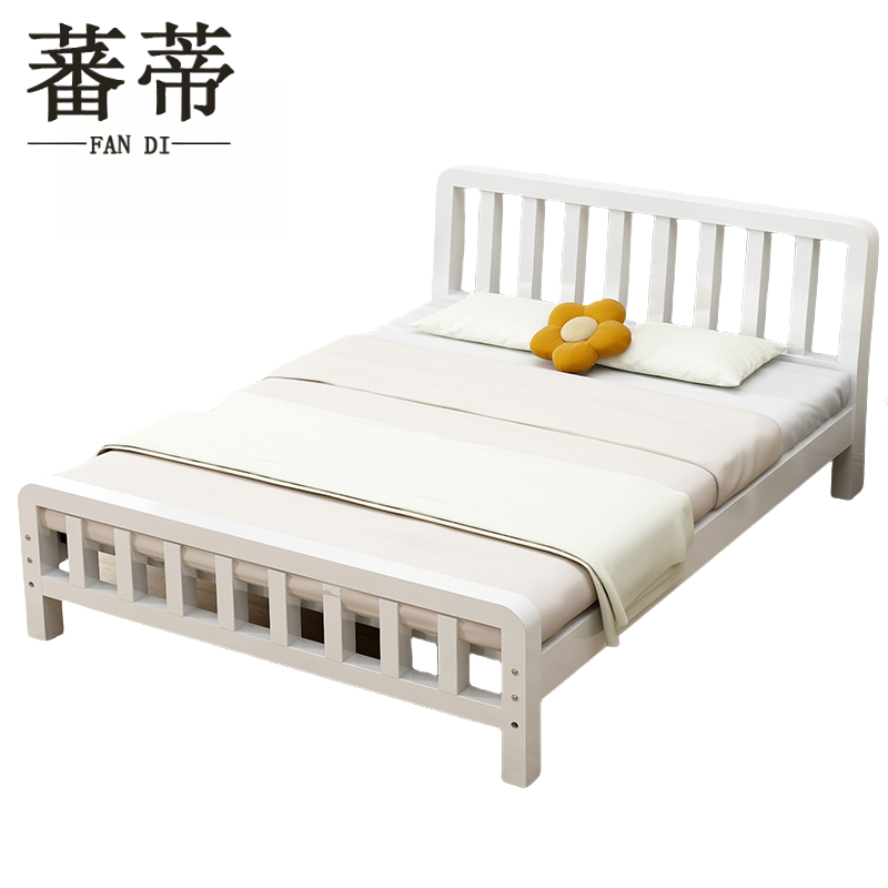 蕃蒂1.2m床含床垫套高清大图