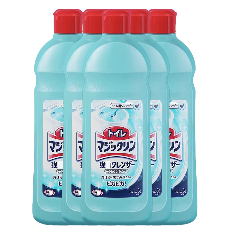 日本花王洁厕灵马桶清洁剂500ml*2瓶家庭装桉树香洗强力去垢除臭卫生间洁厕液家庭装