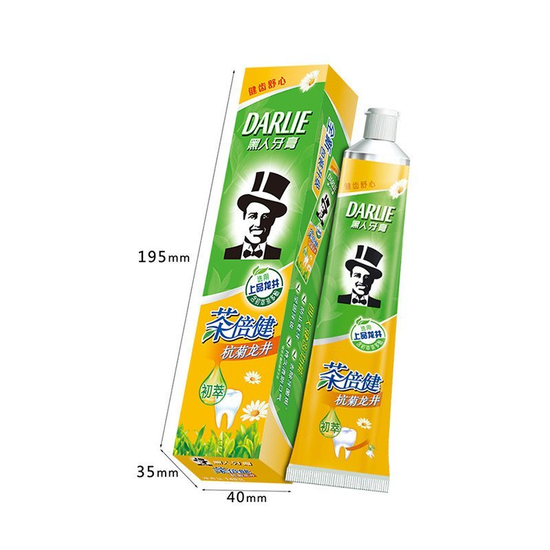 黑人(DARLIE)茶倍健杭菊龙井牙膏90g