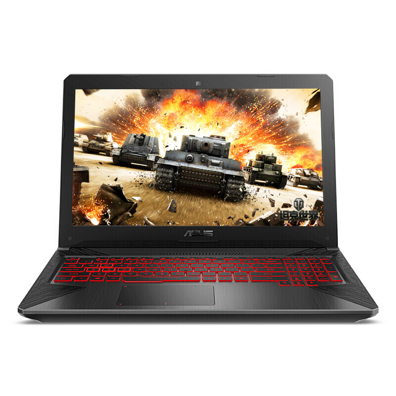 华硕（ASUS）飞行堡垒五代 FX80GM8750 15.6英寸大屏笔记本电脑吃鸡游戏本 标压八代i7-8750H 8GB 512GB固态 GTX1060-6G独显 星途电竞版