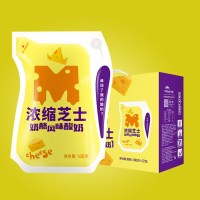 terun天润新疆新品芝士酸奶牛奶整箱180g*12袋