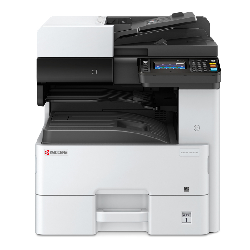 京瓷(KYOCERA)ECOSYS M4125idn黑白激光数码复合机A3A4激光打印机一体机自动双面有线网络 替代6525标配(双面输稿器+网络打印)+无线网卡WIFI高清大图
