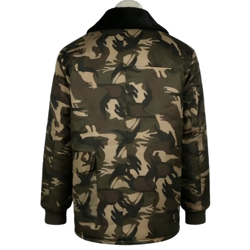 添盾 拉链防风袖口款防寒防风保暖迷彩棉袄 剪刀花TD-BP6021L 件高清大图