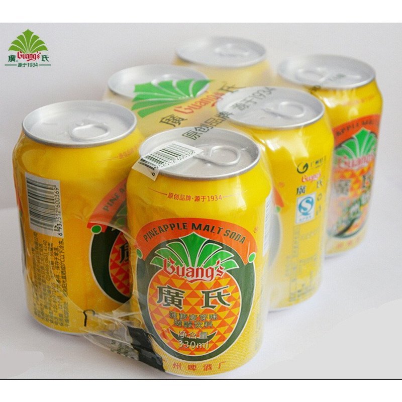 广氏菠萝啤果味饮料330ml