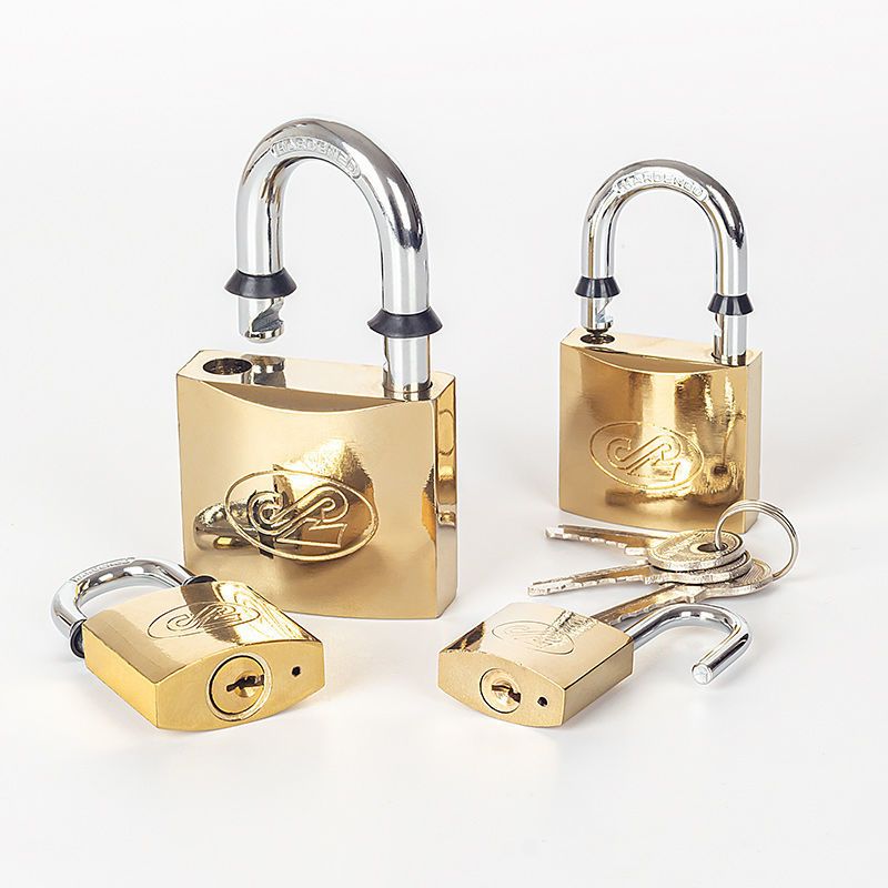 圣力防水防撬钛金锁防盗大门头钛金挂锁柜子锁柜门锁镀钛金抽屉锁 gpp