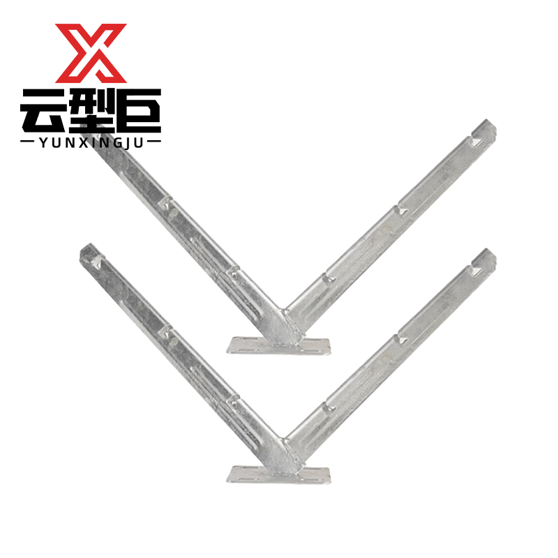 云型巨 刺丝滚笼支架 防盗刺滚笼刺防盗网支架 V字 单位:个高清大图