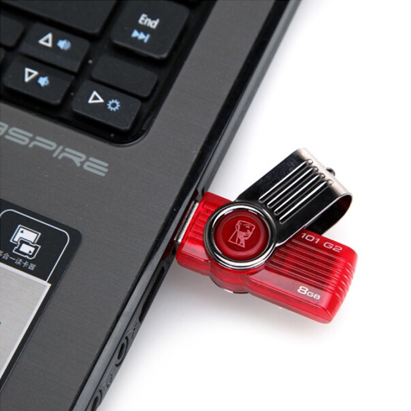 金士顿101g2优盘车载u盘电脑金属旋转u盘8g单位件