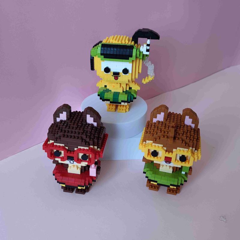 积木兼容乐高小颗粒女孩成人拼装微型玩具拼图礼物 210512[米老鼠]