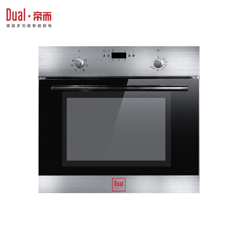 帝而(Dual)AKS187IX 意大利原装进口不锈钢烤箱 九档烘烤3D热风循环 大容量60L
