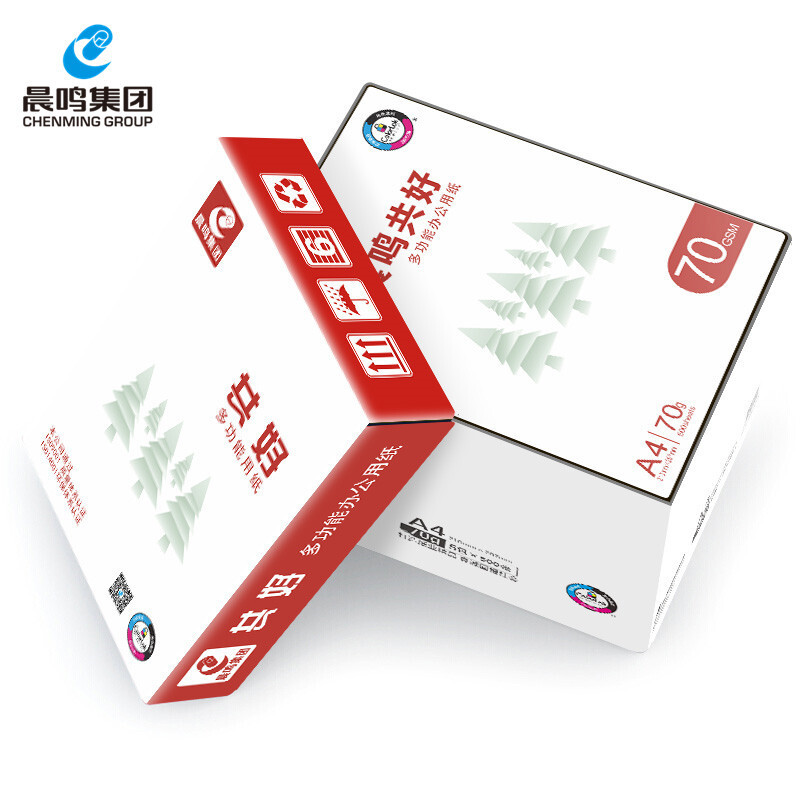 晨鸣共好 复印纸白色80克 A4 8包/箱