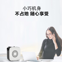 美的暖风机HF18C小型取暖器烤火炉节能暖气居家办公室台式暖风机1500W