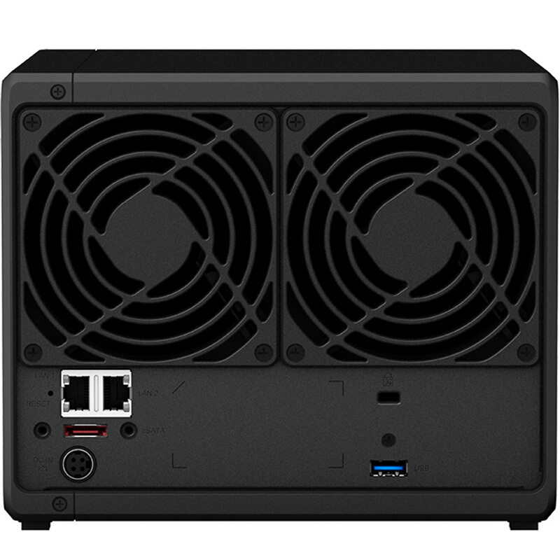 群晖(Synology)DS920+替代DS918+ 四盘位NAS网络存储服务器(无内置硬盘)不规则体SATA接端口