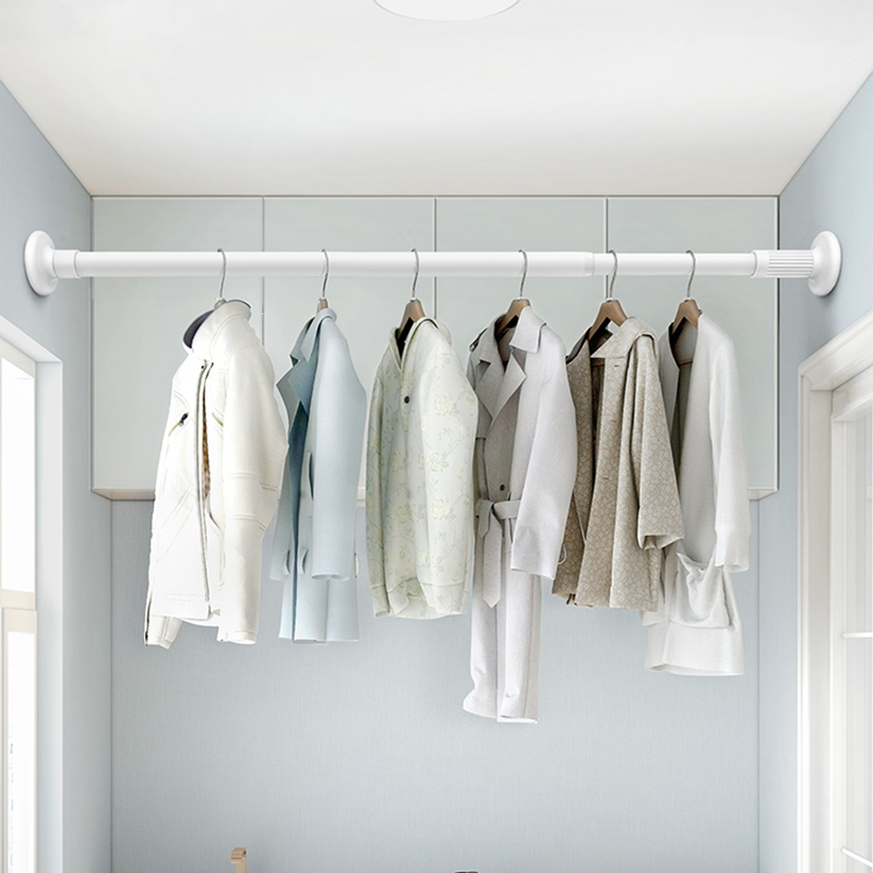 古达衣柜挂衣杆柜子衣杆衣橱挂杆晾衣架杆子固定配件免打孔伸缩杆横杆