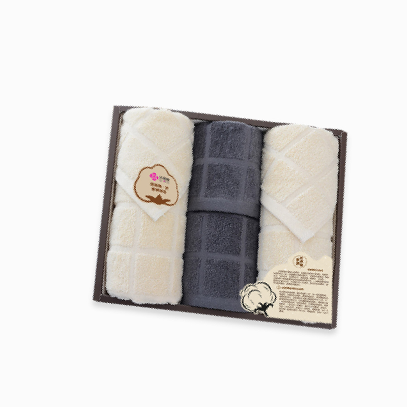 洁丽雅 全棉优品-5 面巾、方巾各2条 方巾 33*33,45g 面巾:70*33cm 95g 颜色随机