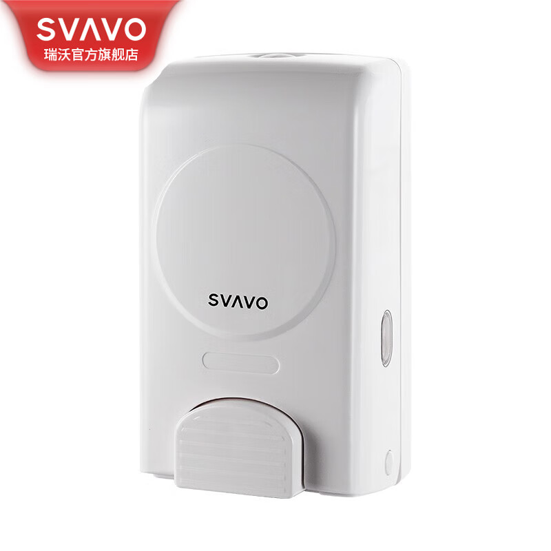瑞沃(SVAVO)手动皂液器壁挂式泡沫自动洗手机卫生间洗手液瓶家用感应洗手液器 V-940S白色单位:个