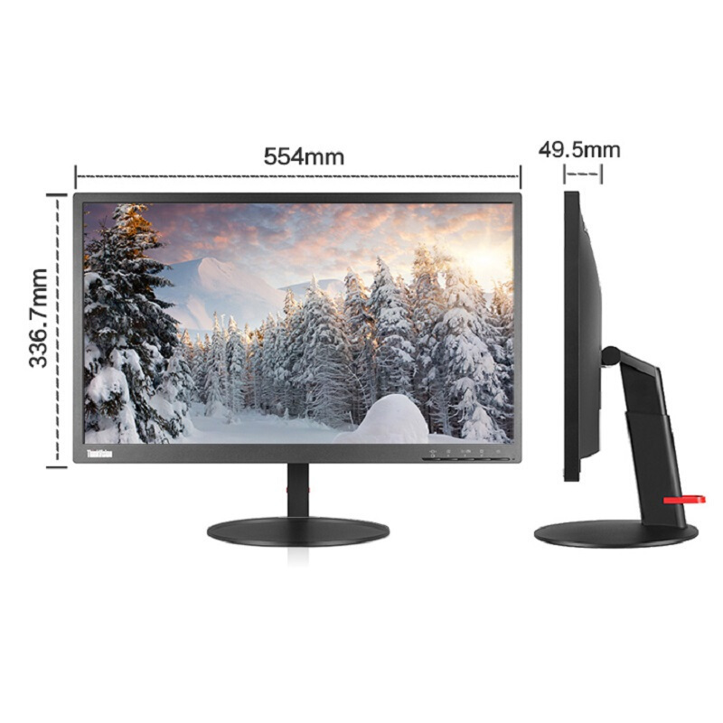 (HD)联想(Lenovo) TE24-10 23.8英寸 宽屏LED 商用显示器 (计价单位:台)