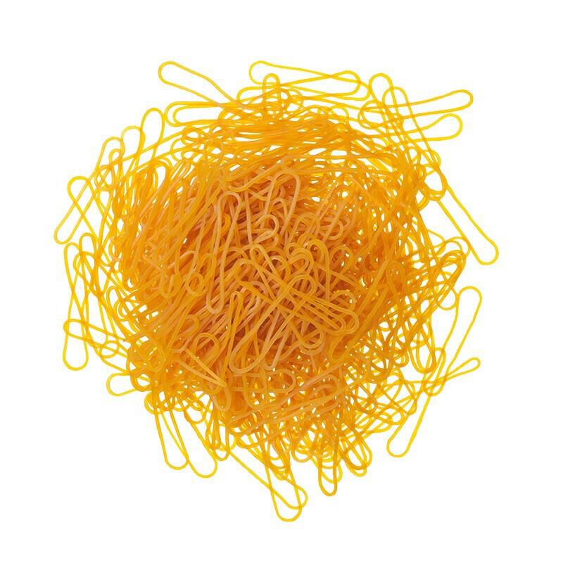 齐心(COMIX) B3514 黄色100g/筒 筒 橡皮筋