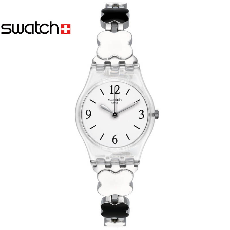 斯沃琪(SWATCH)手表 淑女系列 金属表带 商务 休闲 银色石英女士表LK367G