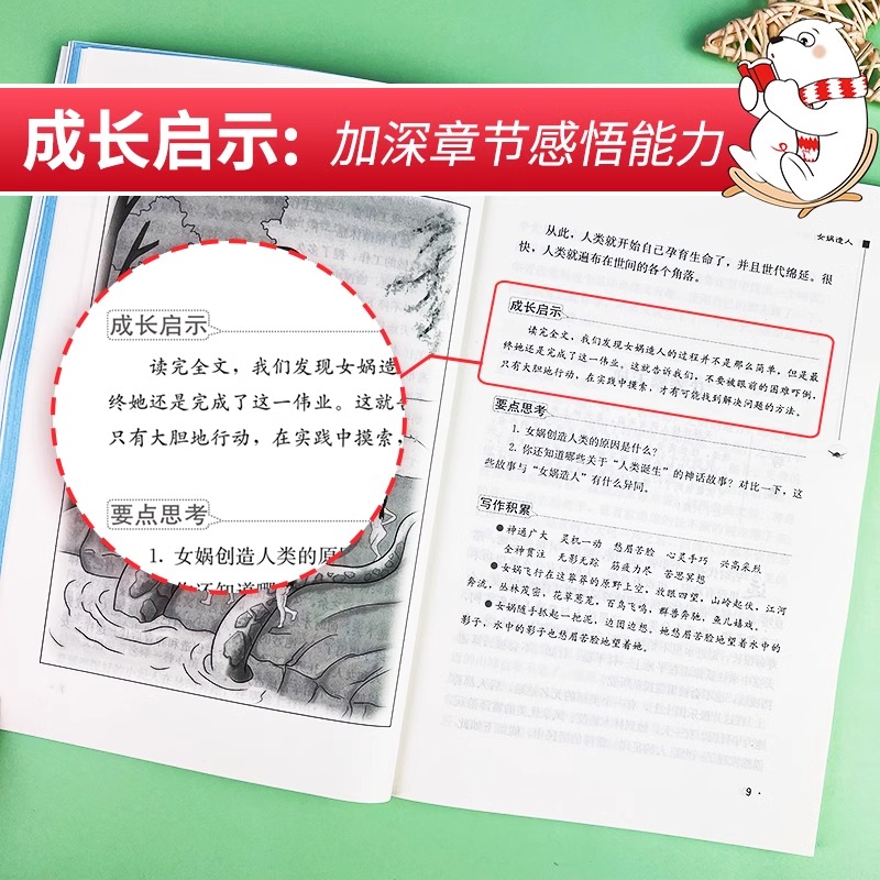 无障碍阅读励志版:中国古代神话 [正版]无障碍阅读励志版:中国古代神话(中小学生课外阅读指导丛书)无障碍阅读 彩插励志版高清大图