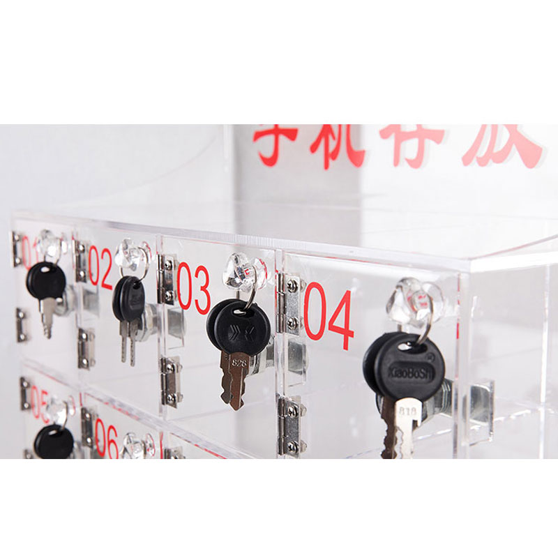 亚克力手机存放柜 25门高清大图