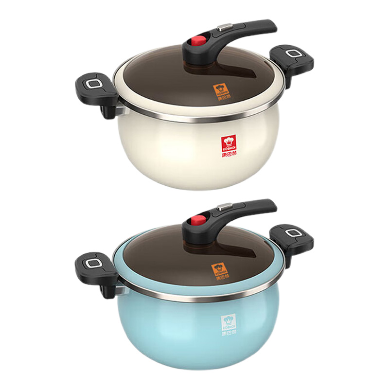 康巴赫压力锅6.5L坚固耐用导热迅速KGF-T65W(颜色随机)