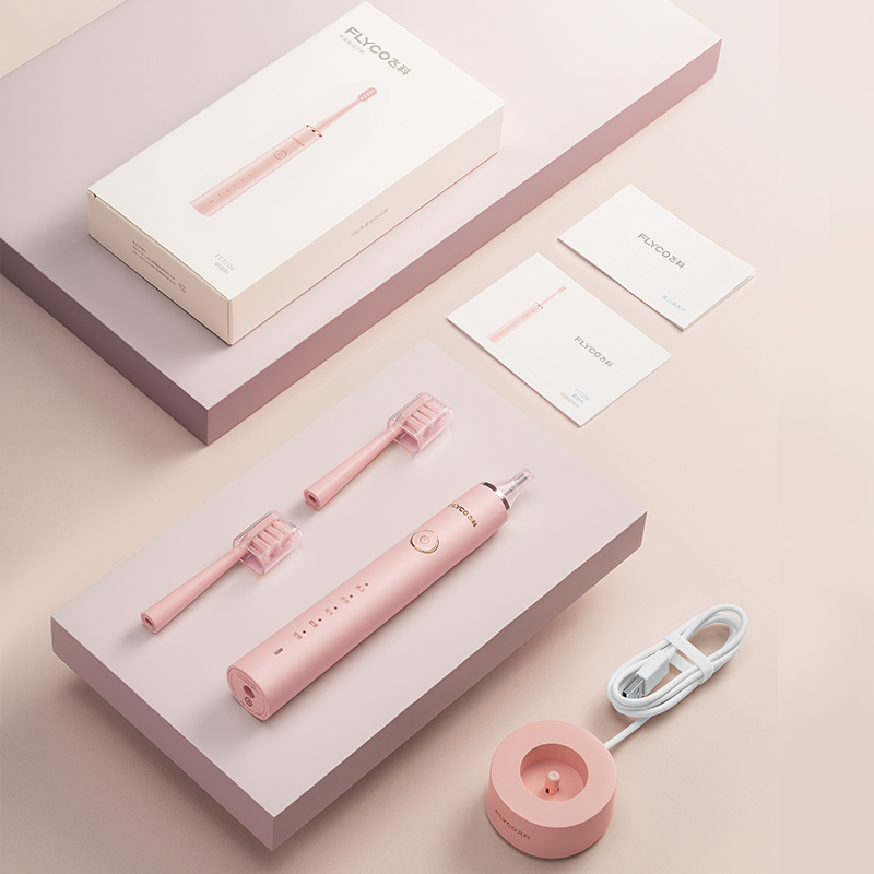 飞科(flyco)电动牙刷情侣成人家用男女款充电式全自动声波震动软毛护