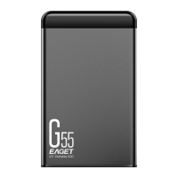 忆捷（EAGET） USB3.0移动硬盘G55 2.5英寸全金属文件数据备份存储安全高速G55-2TB