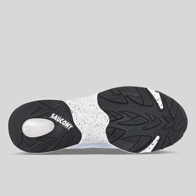 索康尼(SAUCONY)女款休闲鞋3D网格飓风复古高档皮革拼接舒适潮流