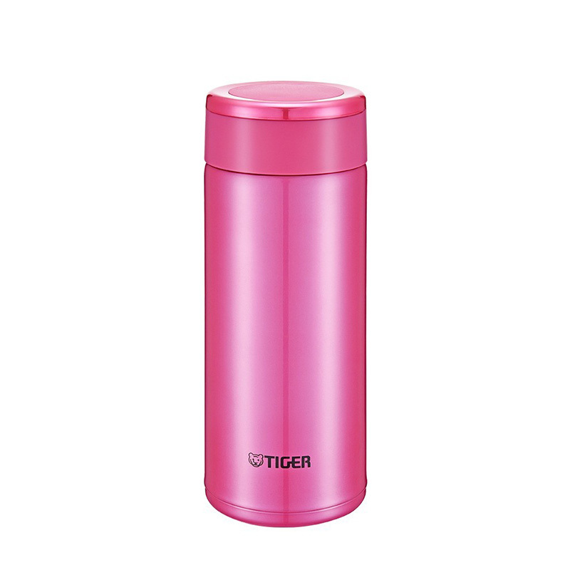 虎牌(TIGER)保温/保冷杯真空不锈钢商务办公杯 MMW-A36C-PR高光银红360ml